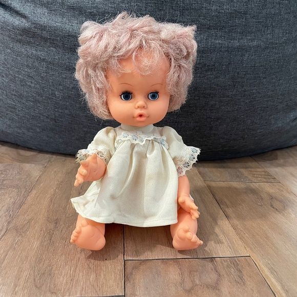 Vintage (1970's) Drinking Doll with Open/Close Eyelids